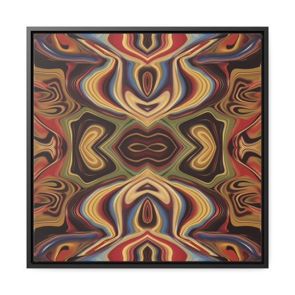 Lipnotic Kaleidoscope Background 04 - Gallery Canvas Wraps, Square Frame - Image 46