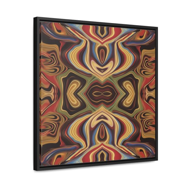 Lipnotic Kaleidoscope Background 04 - Gallery Canvas Wraps, Square Frame - Image 47