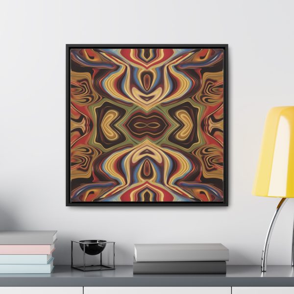 Lipnotic Kaleidoscope Background 04 - Gallery Canvas Wraps, Square Frame - Image 49