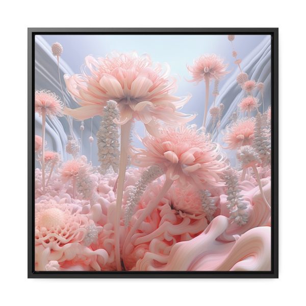 Foamy Floral Fusion 01 - Gallery Canvas Wraps, Square Frame - Image 46