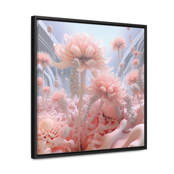 Foamy Floral Fusion 01 - Gallery Canvas Wraps, Square Frame - Image 47