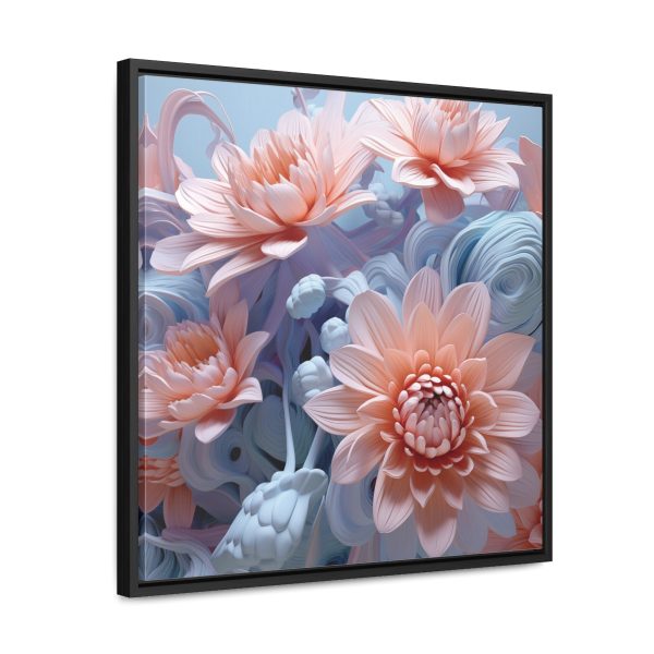 Foamy Floral Fusion 02 - Gallery Canvas Wraps, Square Frame - Image 47