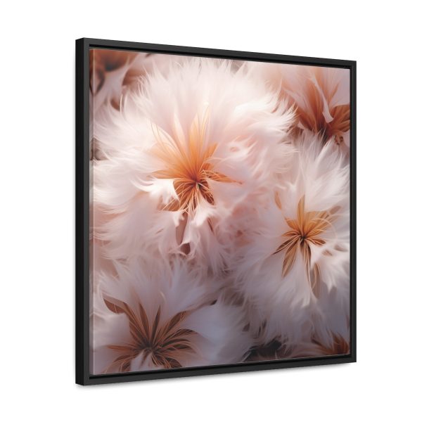 Soft Fantasy Feather Puffs - Gallery Canvas Wraps, Square Frame - Image 47