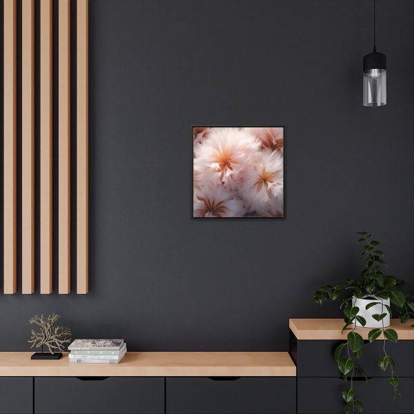 Soft Fantasy Feather Puffs - Gallery Canvas Wraps, Square Frame - Image 50