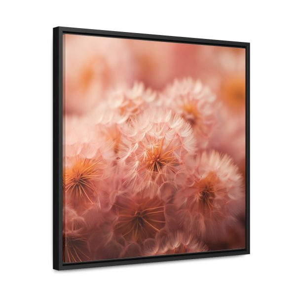 Lovely Fuzzy Fluff in Peach 02 - Gallery Canvas Wraps, Square Frame - Image 47