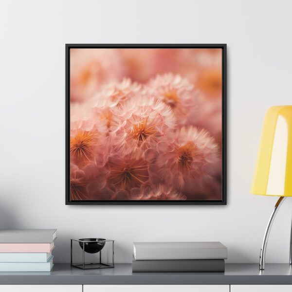 Lovely Fuzzy Fluff in Peach 02 - Gallery Canvas Wraps, Square Frame - Image 49