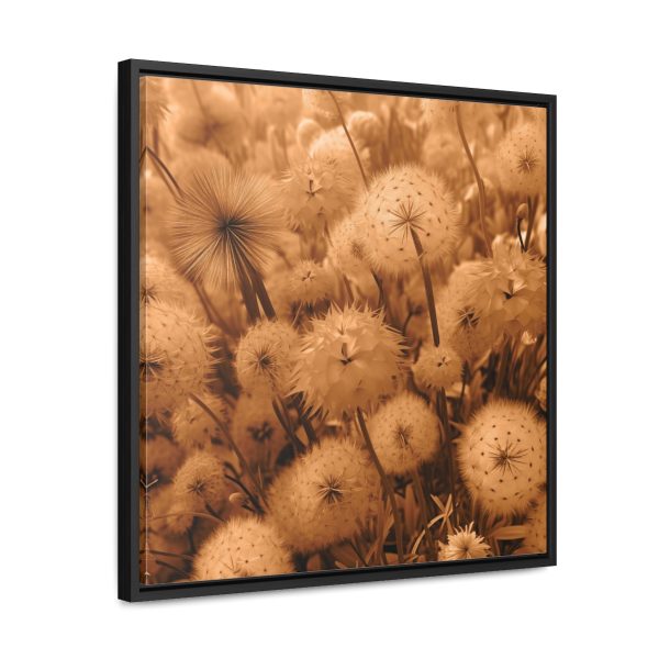 Dandelion Dream in Sunkissed Peach - Gallery Canvas Wraps, Square Frame - Image 47