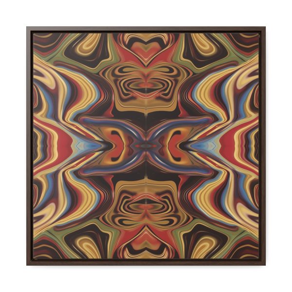 Lipnotic Kaleidoscope Background 01 - Gallery Canvas Wraps, Square Frame - Image 51