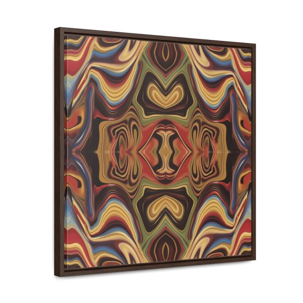 Lipnotic Kaleidoscope Background 02 - Gallery Canvas Wraps, Square Frame - Image 52