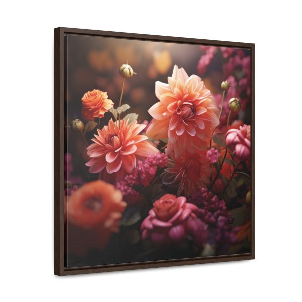 Bright Fantasy Floral 02 - Gallery Canvas Wraps, Square Frame - Image 52