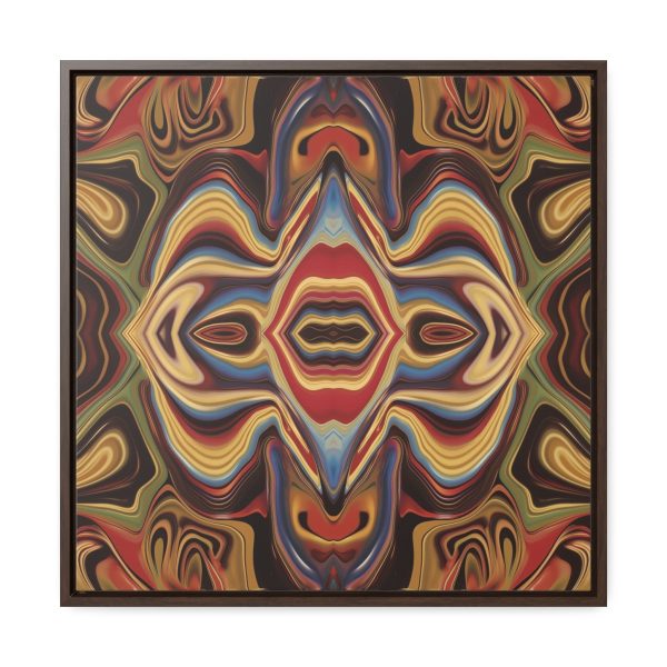 Lipnotic Kaleidoscope Background 03 - Gallery Canvas Wraps, Square Frame - Image 51