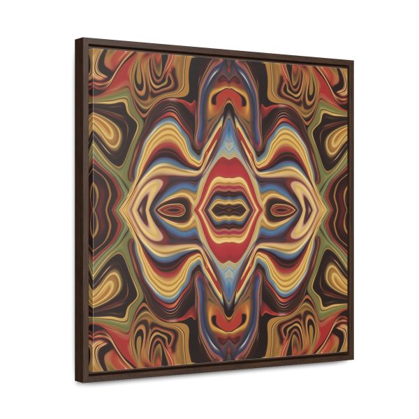 Lipnotic Kaleidoscope Background 03 - Gallery Canvas Wraps, Square Frame - Image 52