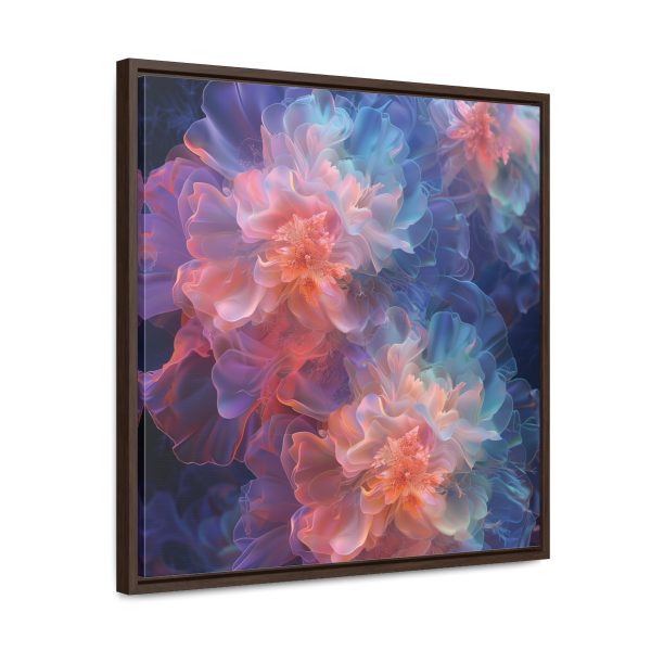 Floral Nebula 09 - Gallery Canvas Wraps, Square Frame - Image 52