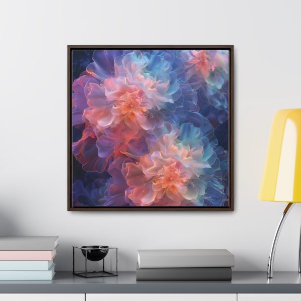 Floral Nebula 09 - Gallery Canvas Wraps, Square Frame - Image 54