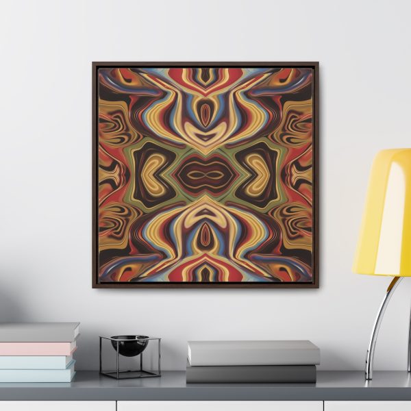 Lipnotic Kaleidoscope Background 04 - Gallery Canvas Wraps, Square Frame - Image 54