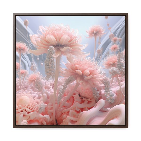 Foamy Floral Fusion 01 - Gallery Canvas Wraps, Square Frame - Image 51