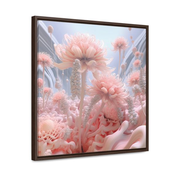 Foamy Floral Fusion 01 - Gallery Canvas Wraps, Square Frame - Image 52