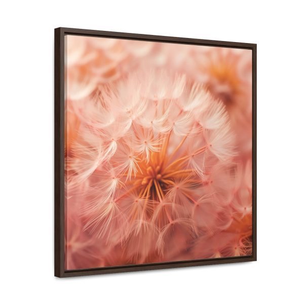 Lovely Fuzzy Fluff in Peach 01 - Gallery Canvas Wraps, Square Frame - Image 52