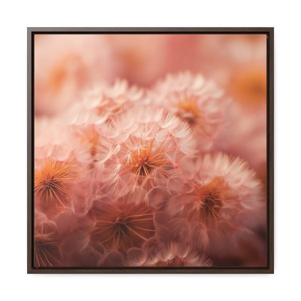 Lovely Fuzzy Fluff in Peach 02 - Gallery Canvas Wraps, Square Frame - Image 51