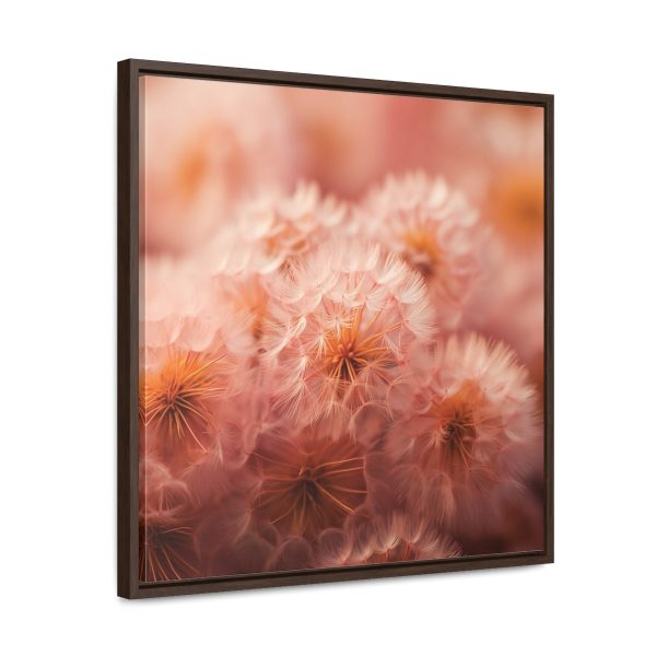 Lovely Fuzzy Fluff in Peach 02 - Gallery Canvas Wraps, Square Frame - Image 52