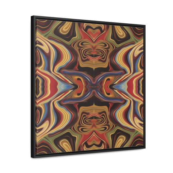 Lipnotic Kaleidoscope Background 01 - Gallery Canvas Wraps, Square Frame - Image 57