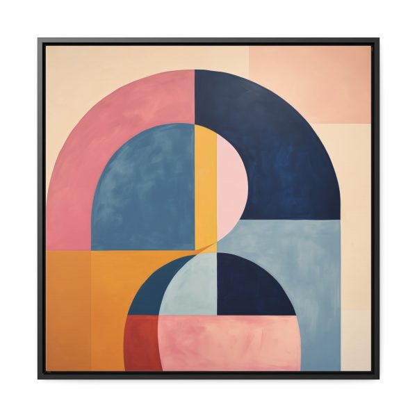 Soft Geometric Windows - Gallery Canvas Wraps, Square Frame - Image 56