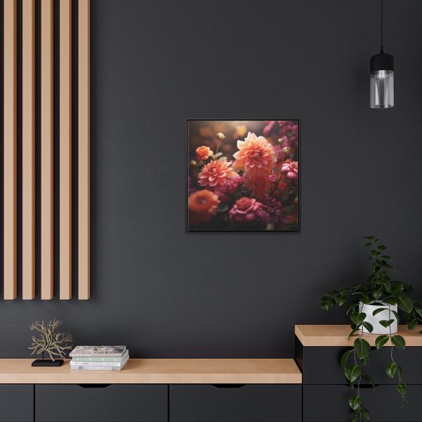 Bright Fantasy Floral 02 - Gallery Canvas Wraps, Square Frame - Image 60