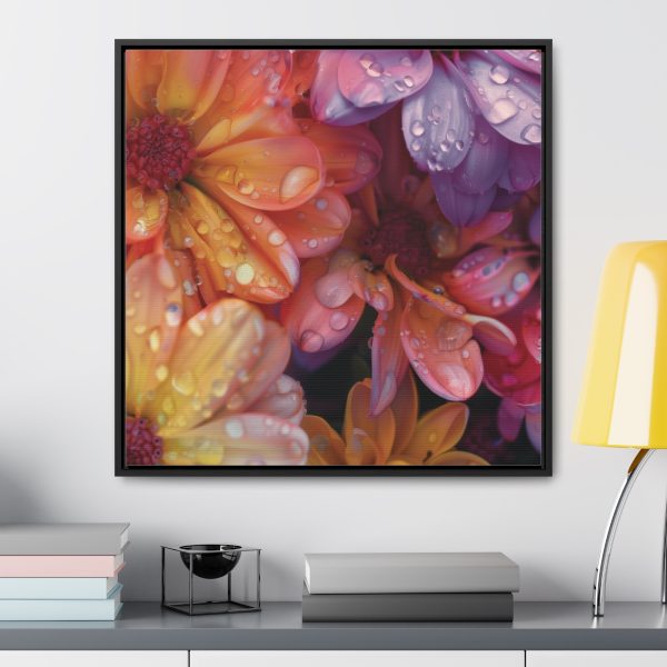 Bright Fantasy Floral 04 - Gallery Canvas Wraps, Square Frame - Image 59