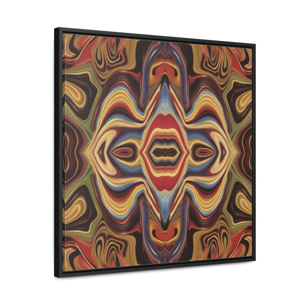 Lipnotic Kaleidoscope Background 03 - Gallery Canvas Wraps, Square Frame - Image 57