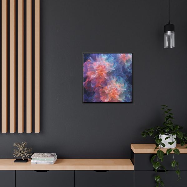 Floral Nebula 09 - Gallery Canvas Wraps, Square Frame - Image 60