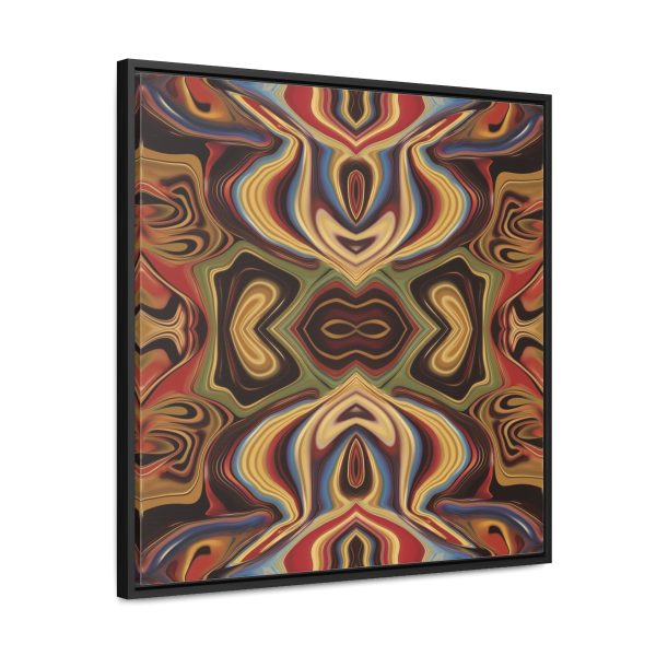 Lipnotic Kaleidoscope Background 04 - Gallery Canvas Wraps, Square Frame - Image 57