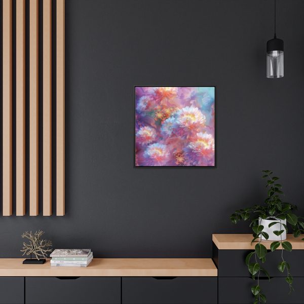 Floral Nebula 04 - Gallery Canvas Wraps, Square Frame - Image 60