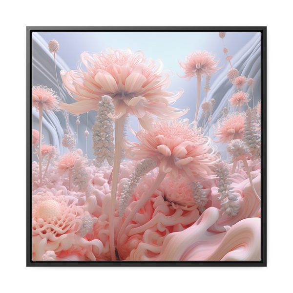 Foamy Floral Fusion 01 - Gallery Canvas Wraps, Square Frame - Image 56