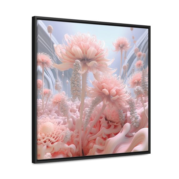 Foamy Floral Fusion 01 - Gallery Canvas Wraps, Square Frame - Image 57