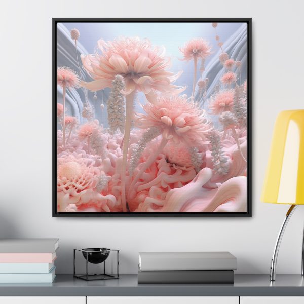 Foamy Floral Fusion 01 - Gallery Canvas Wraps, Square Frame - Image 59