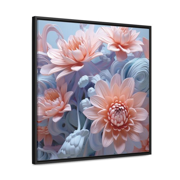 Foamy Floral Fusion 02 - Gallery Canvas Wraps, Square Frame - Image 57