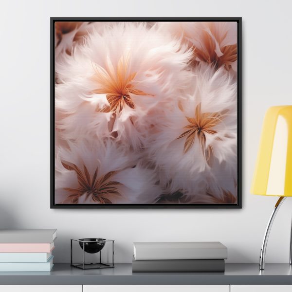 Soft Fantasy Feather Puffs - Gallery Canvas Wraps, Square Frame - Image 59