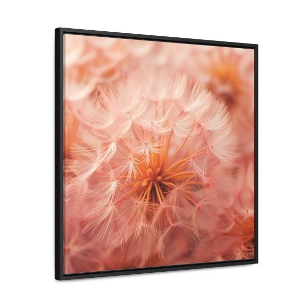 Lovely Fuzzy Fluff in Peach 01 - Gallery Canvas Wraps, Square Frame - Image 57