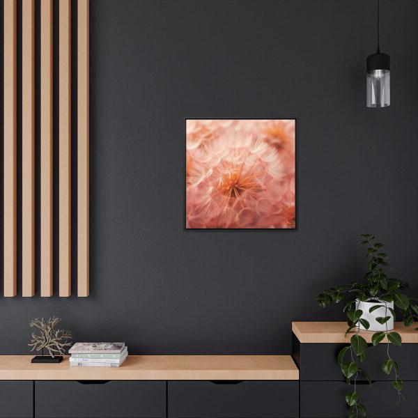 Lovely Fuzzy Fluff in Peach 01 - Gallery Canvas Wraps, Square Frame - Image 60