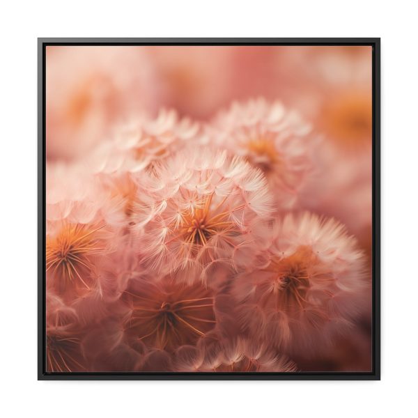 Lovely Fuzzy Fluff in Peach 02 - Gallery Canvas Wraps, Square Frame - Image 56