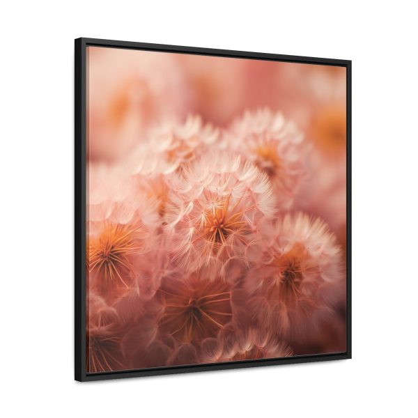 Lovely Fuzzy Fluff in Peach 02 - Gallery Canvas Wraps, Square Frame - Image 57