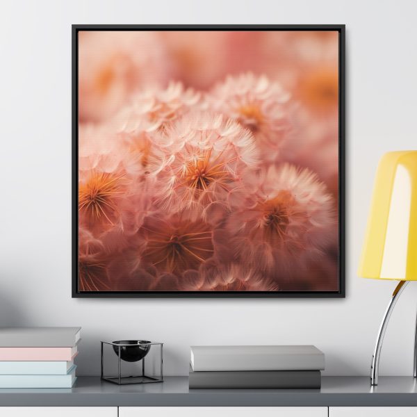 Lovely Fuzzy Fluff in Peach 02 - Gallery Canvas Wraps, Square Frame - Image 59