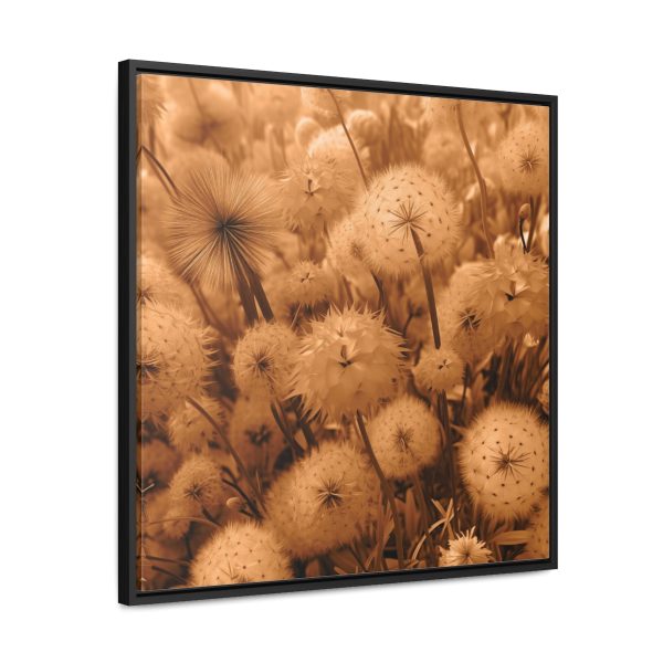 Dandelion Dream in Sunkissed Peach - Gallery Canvas Wraps, Square Frame - Image 57