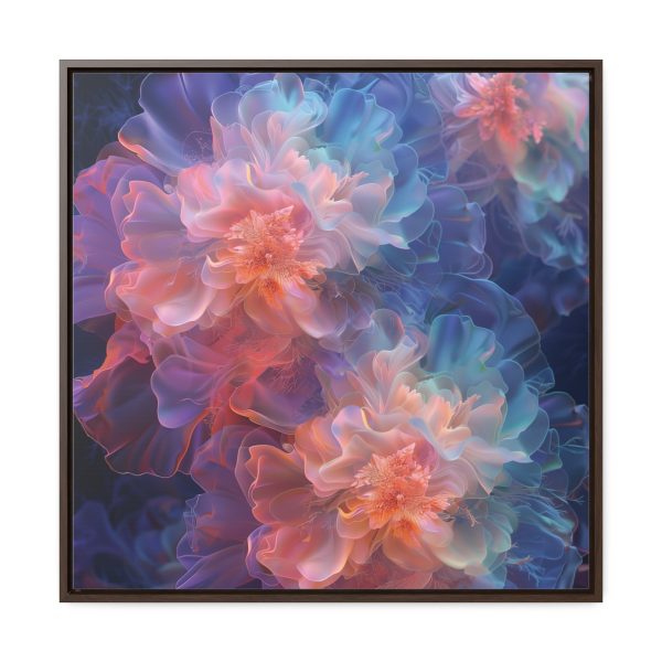 Floral Nebula 09 - Gallery Canvas Wraps, Square Frame - Image 61