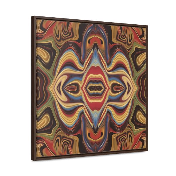 Lipnotic Kaleidoscope Background 03 - Gallery Canvas Wraps, Square Frame - Image 62