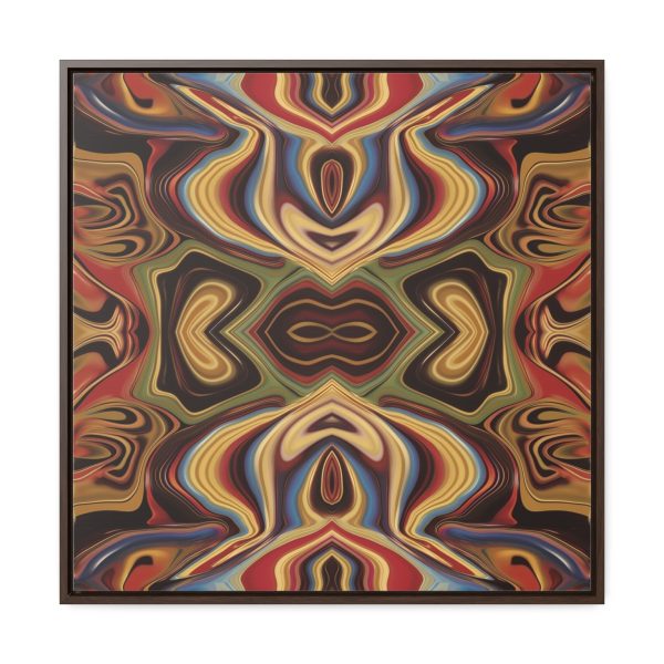 Lipnotic Kaleidoscope Background 04 - Gallery Canvas Wraps, Square Frame - Image 61