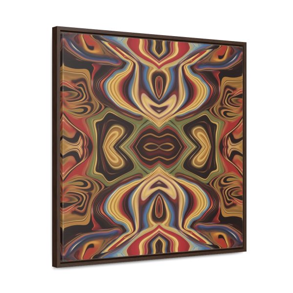 Lipnotic Kaleidoscope Background 04 - Gallery Canvas Wraps, Square Frame - Image 62