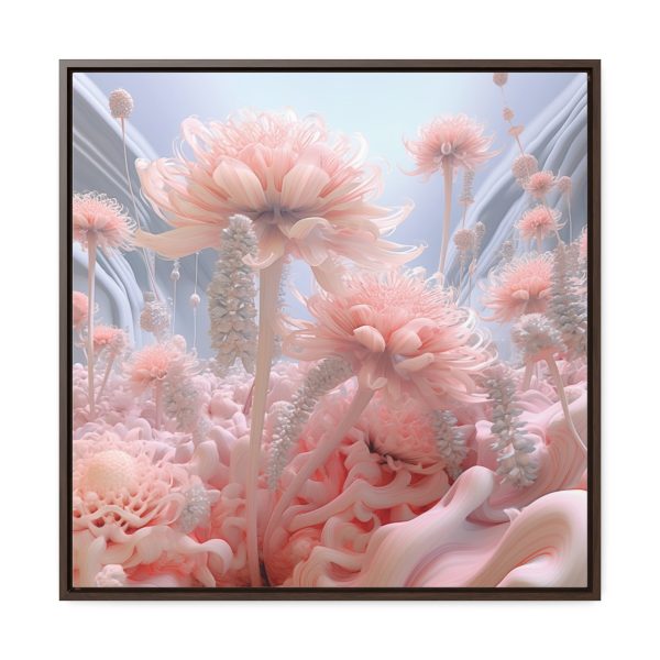 Foamy Floral Fusion 01 - Gallery Canvas Wraps, Square Frame - Image 61