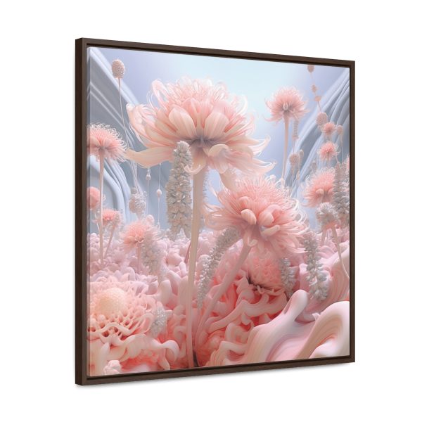 Foamy Floral Fusion 01 - Gallery Canvas Wraps, Square Frame - Image 62