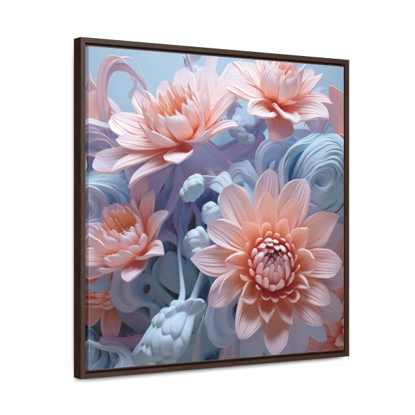 Foamy Floral Fusion 02 - Gallery Canvas Wraps, Square Frame - Image 62